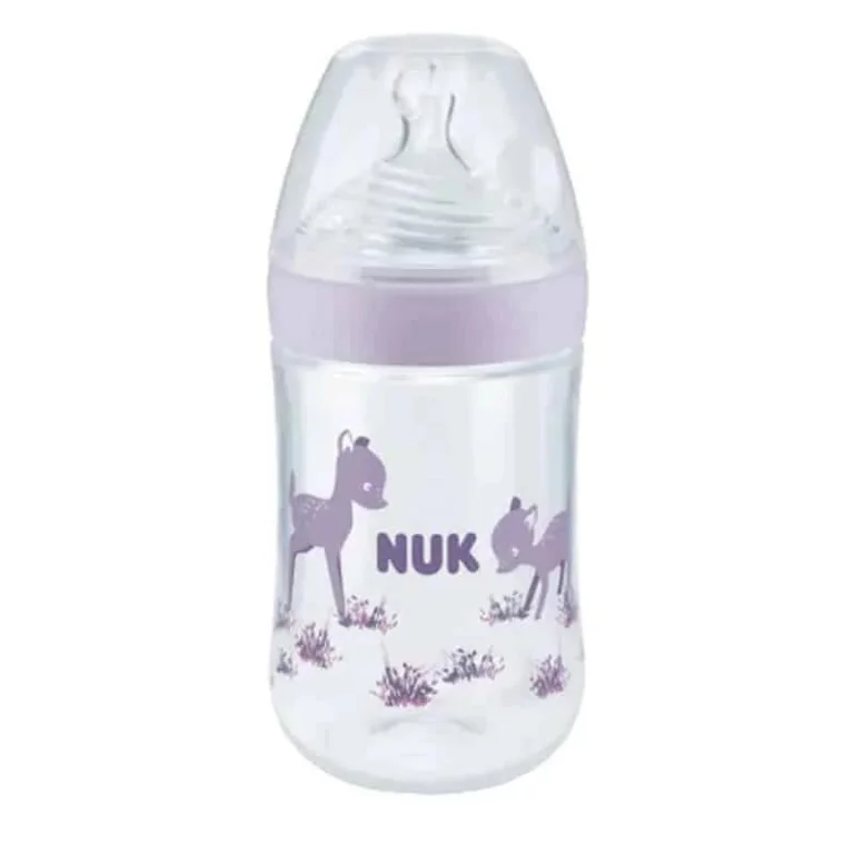 NUK Biberon Nature Sense 260ml – Mauve