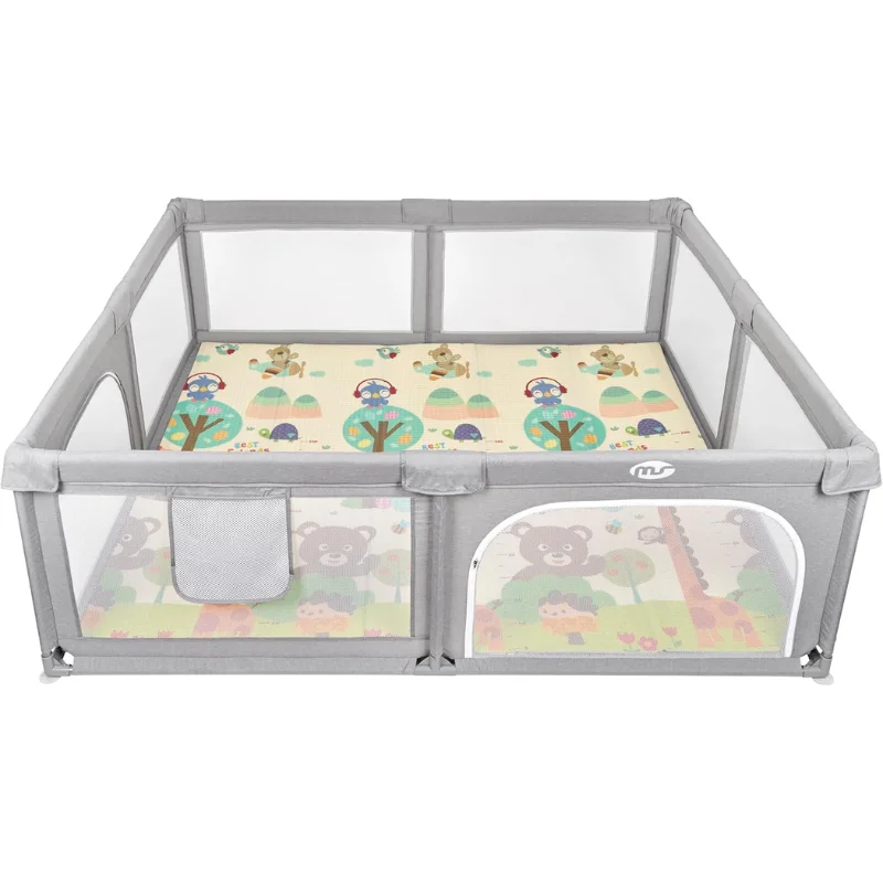 Parc de jeu XXL + pour bébé 180 x 200 cm – MS