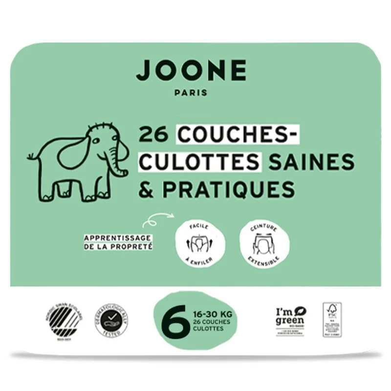 Couches-Culottes Bébé 16 – 30 kg Taille 6 JOONE PARIS