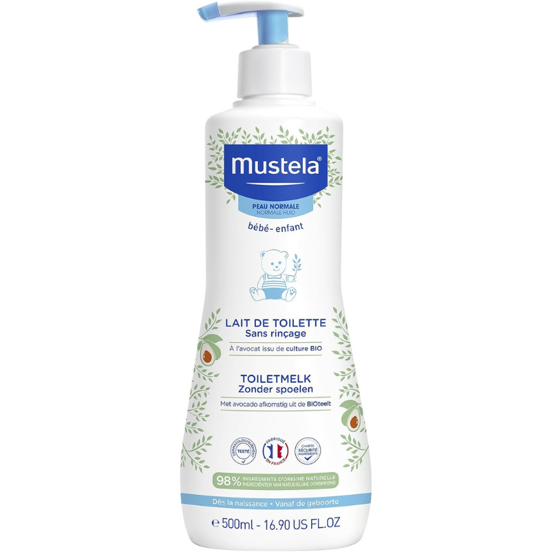 MUSTELA LAIT DE TOILETTE 500 ML SANS RINÇAGE