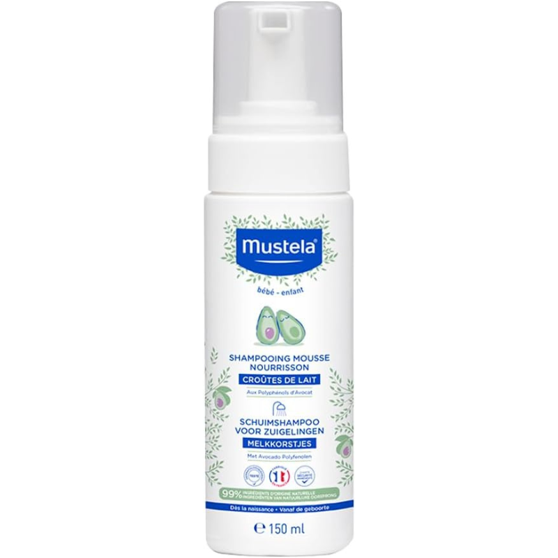 Mustela Shampooing Mousse pour Croûtes de Lait 150ML