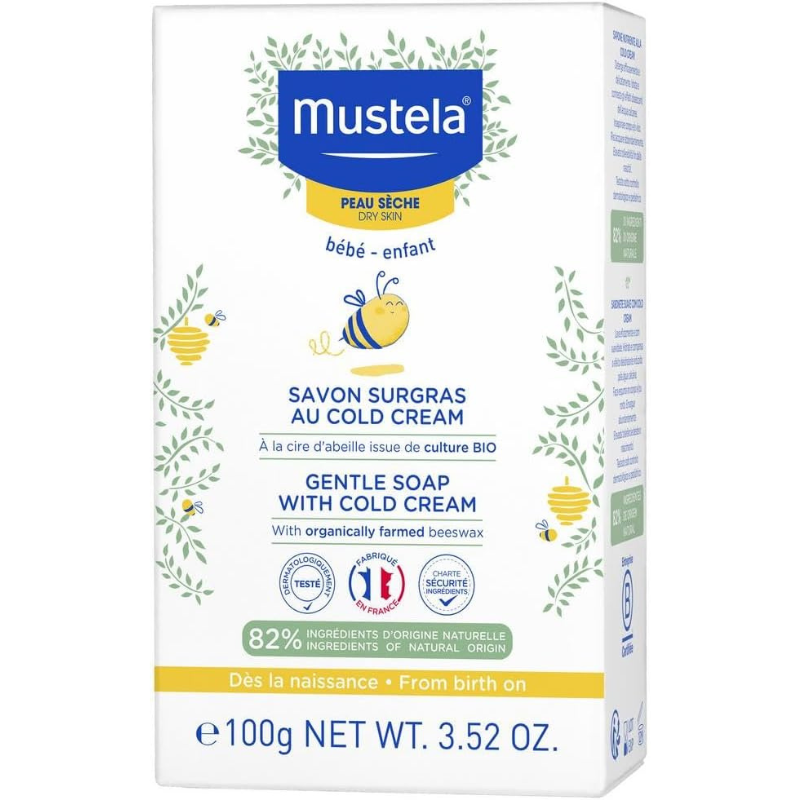 Mustela Bébé Savon Surgras au Cold Cream Nutri-Protecteur 100 g