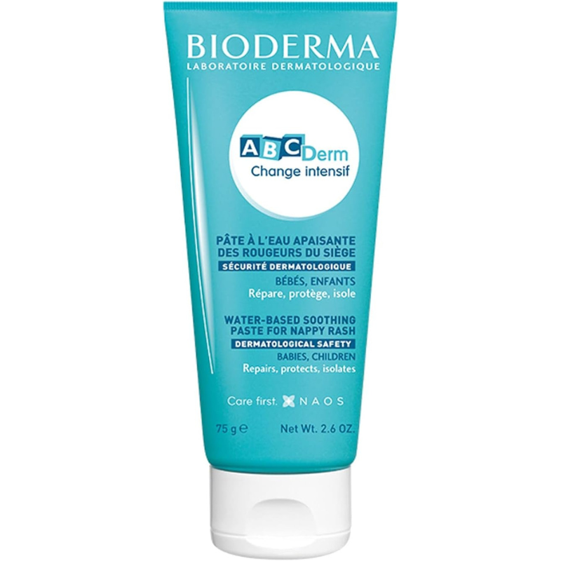 Pâte à eau réparatrice - BIODERMA - ABCDERM CHANGE INTENSIF - 75g -