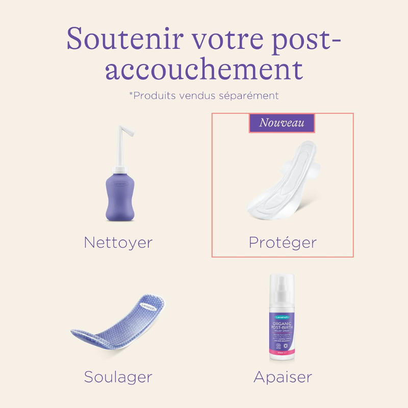 Lansinoh Serviettes maternité I Extra absorbantes I Dès l&#039;accouchement 0-2