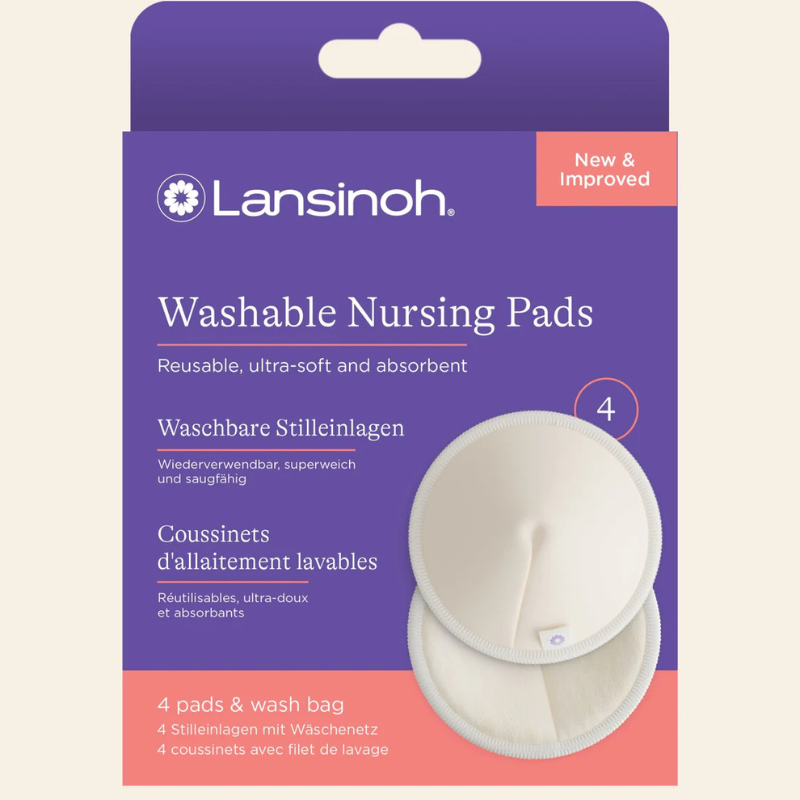 Coussinets d’allaitement lavables 4PC
