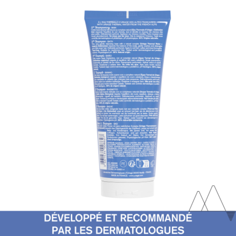 Uriage 1Er Shampooing Extra Doux Sans Savon pour Enfants 200 ML
