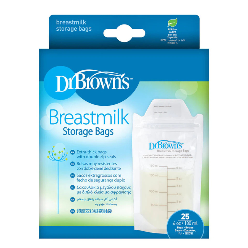 Dr. Brown’s Sachets de conservation pour le lait maternel X 25 PCS
