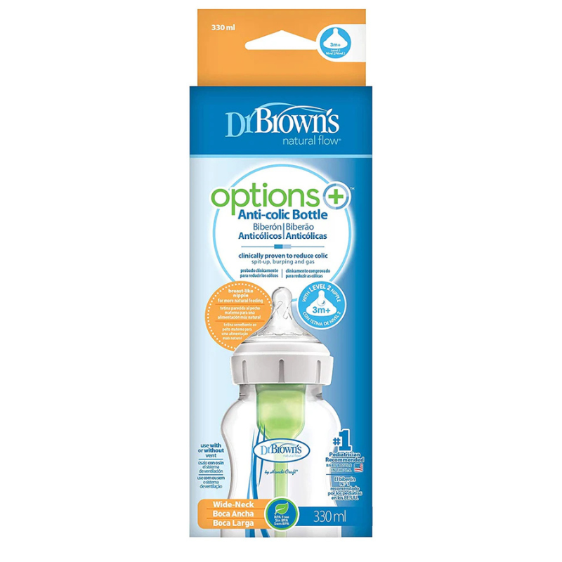 Dr Brown&#039;s Biberon 330ml Cole large 3m+