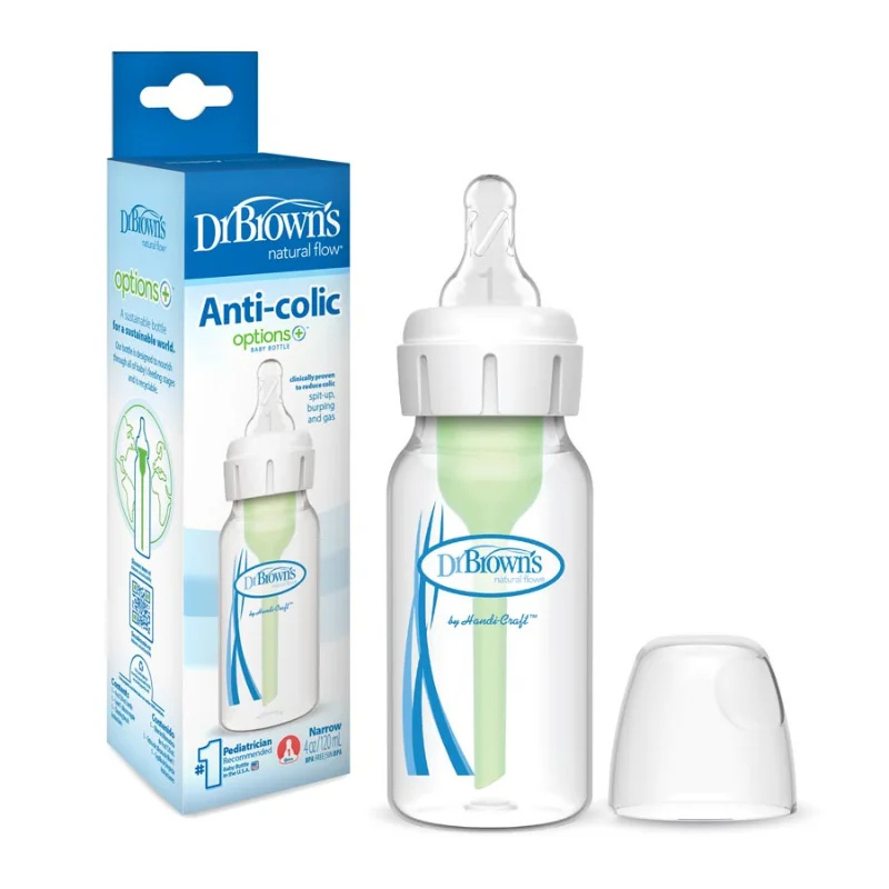 Dr Brown’s – Biberon Anti-Colique  120ml Cole étroit