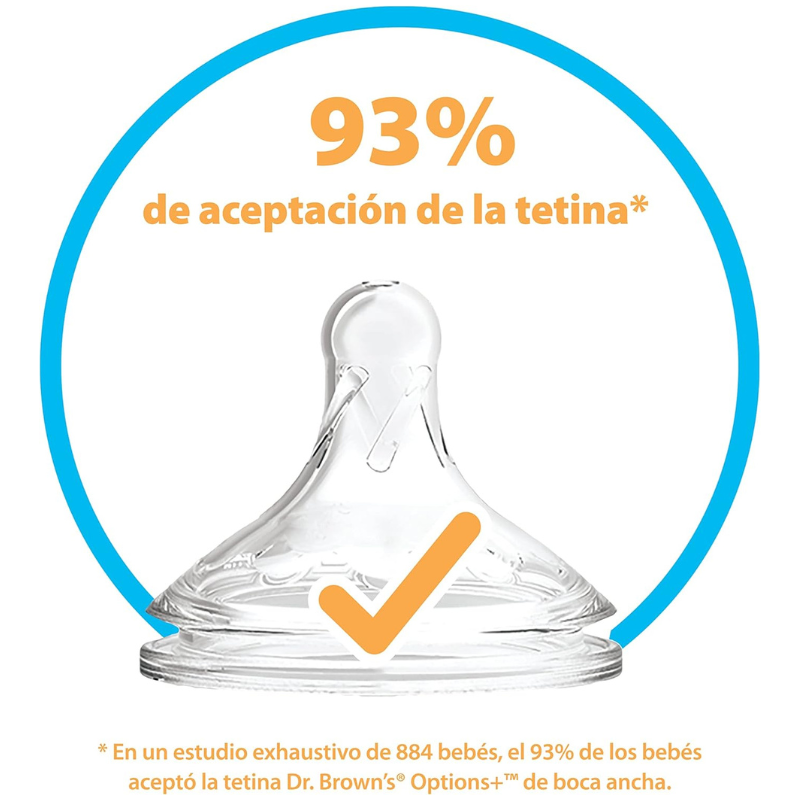 Dr. Brown&#039;s Tétine silicone Options+ Large bouche Niveau 4 +9 mois