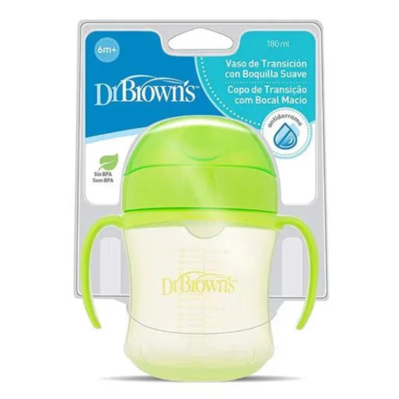 Dr. Brown’s Dr. Brown’s Goblet transition 180ml avec poignées 6M+