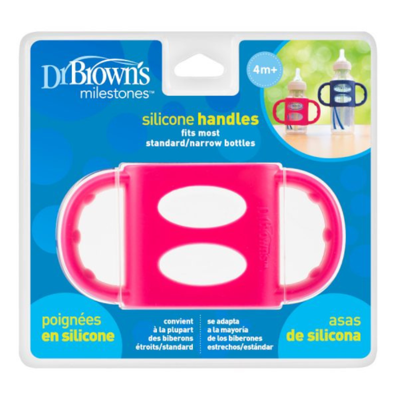 Poignées En Silicone Dr. Brown’s WN Rose