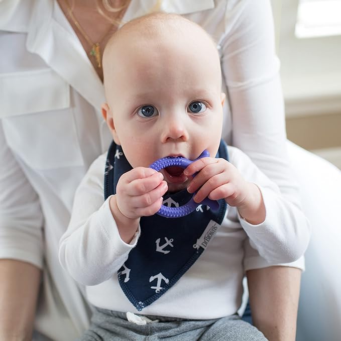 Dr. Brown&#039;s Flexees Friends Silicone Teether, Purple Octopus