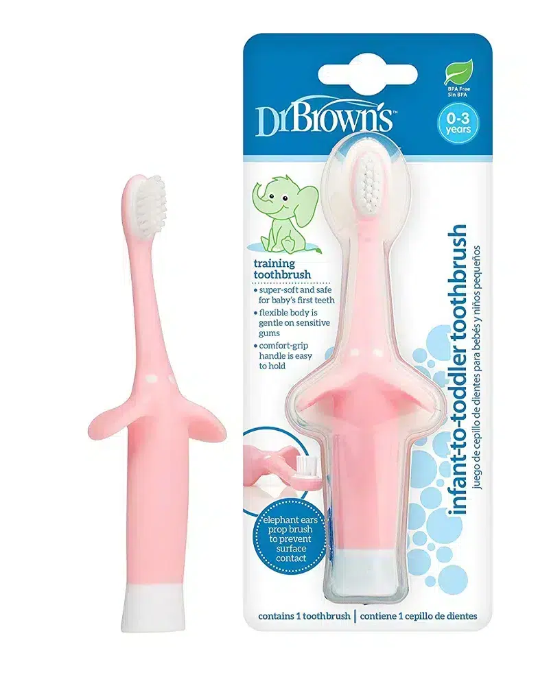 Passez la souris sur l&#039;image pour zoomer DrBrown&#039;s Brosse à Dents Rose