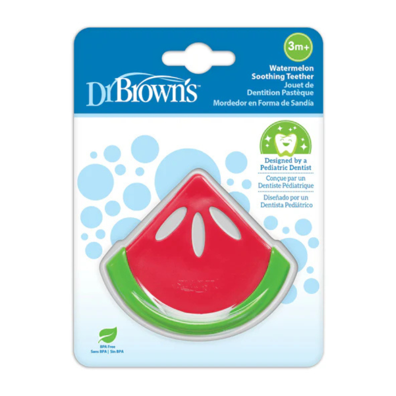 Dr. Brown&#039;s Anneau de dentition Apaisant 3M+ - Pastèque