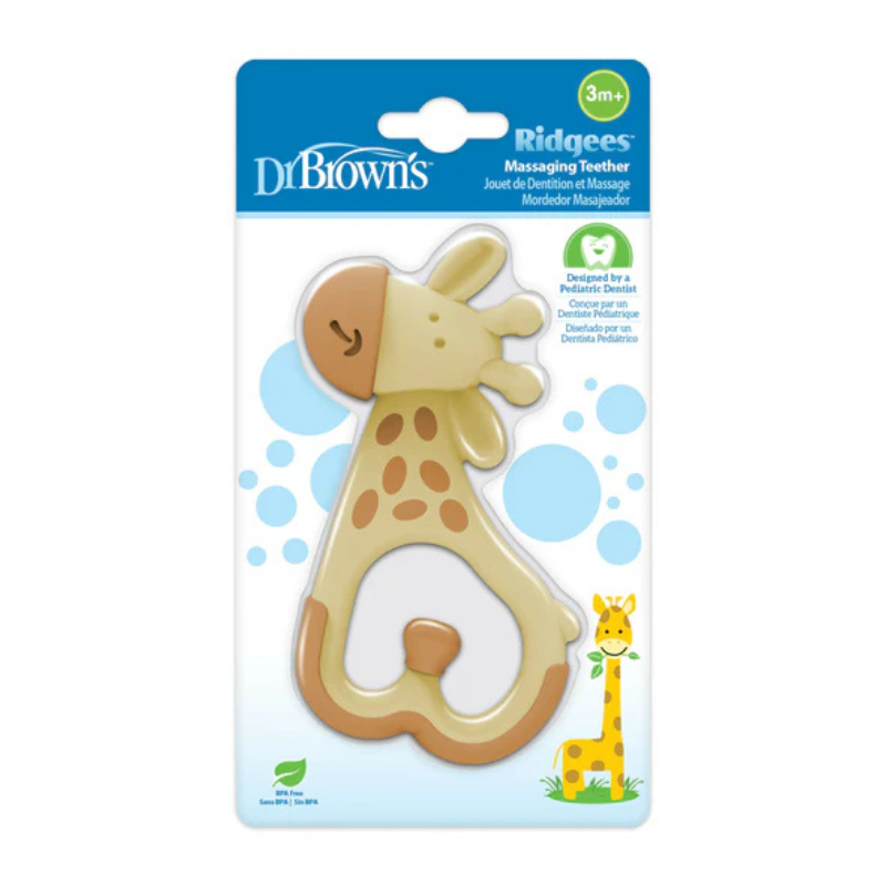 Dr. Brown&#039;s Anneau de dentition Apaisant 3M+ - Girafe