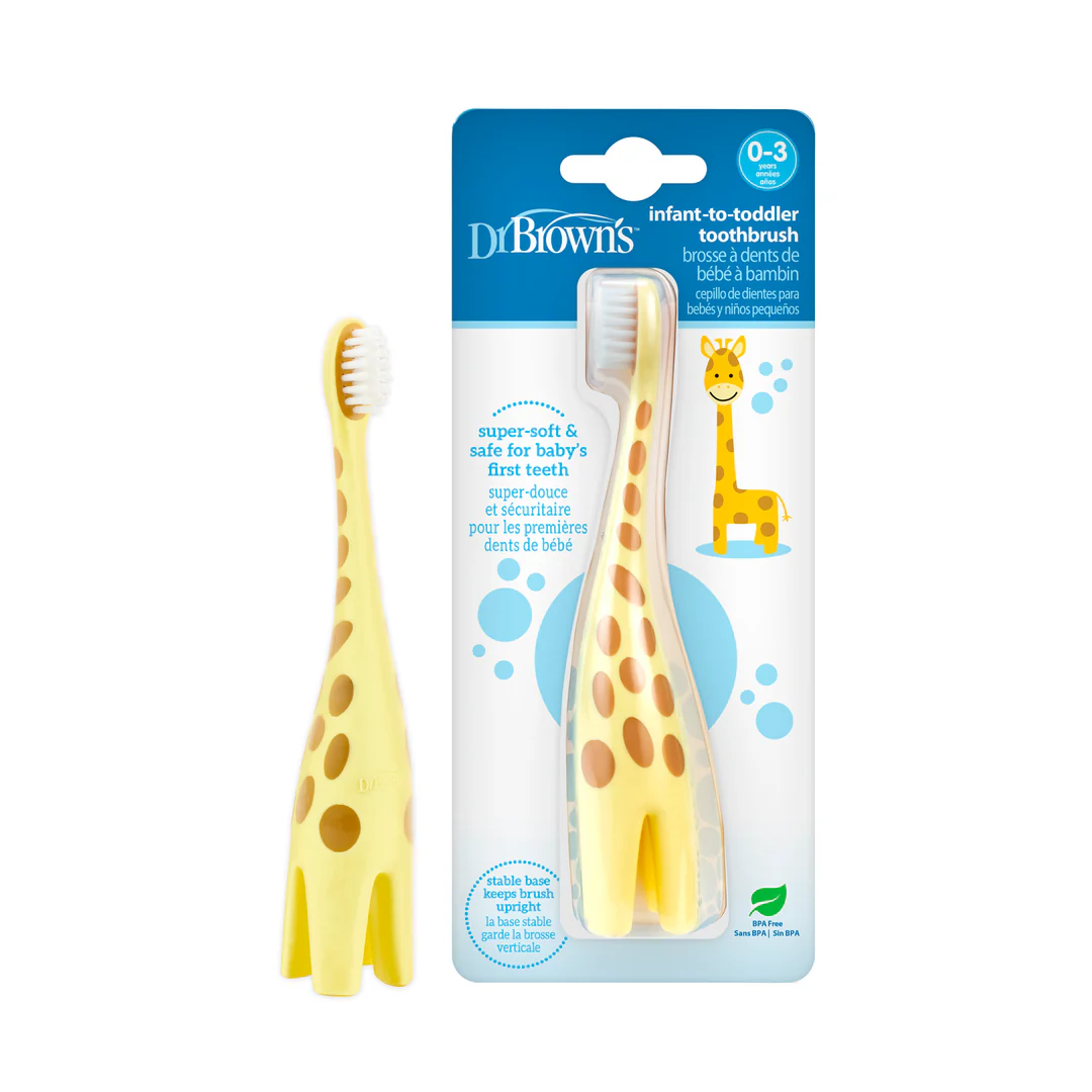 Dr. Brown’s Brosse à dents 0-3A – Girafe