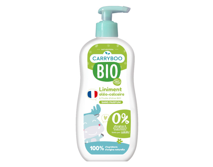 Liniment oléo-calcaire BIO olive - 450ml - Carryboo