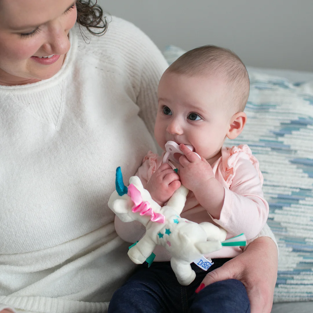Porte-tétine et anneau de dentition Dr. Brown&#039;s® Lovey, licorne