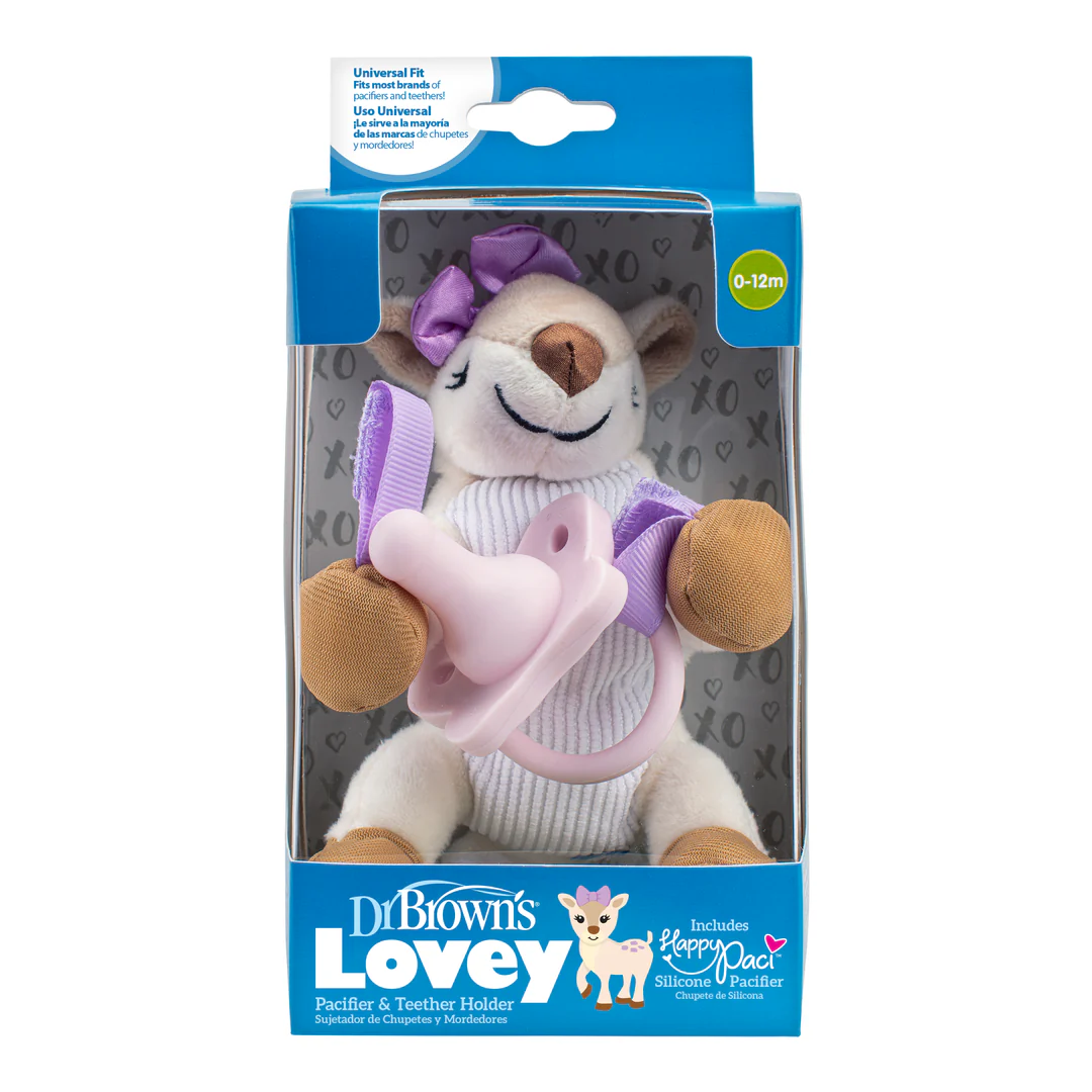 Porte-tétine et anneau de dentition Dr. Brown&#039;s® Lovey, cerf