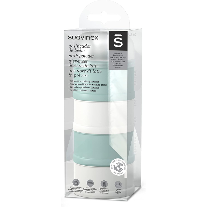 Suavinex Boîte de lait en poudre - Vert
