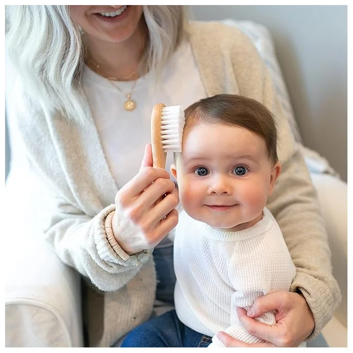 Brosse et peigne en bois tendre du Dr Brown&#039;s