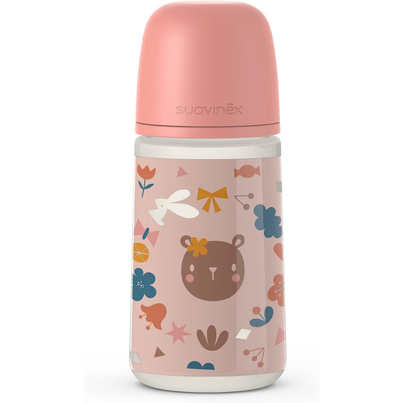 Suavinex Biberon avec Tétine SX Pro Soft Pink - 270 ml