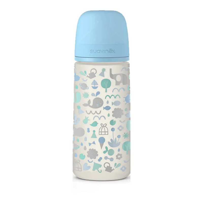 Biberon Suavinex avec Tétine Physiologique SX PRO Anti-Colic 6M+ - 360 ml