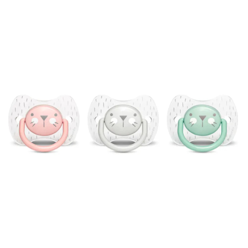 Suavinex Sucette Premium avec Tétine Symétrique en Silicone - 6/18M