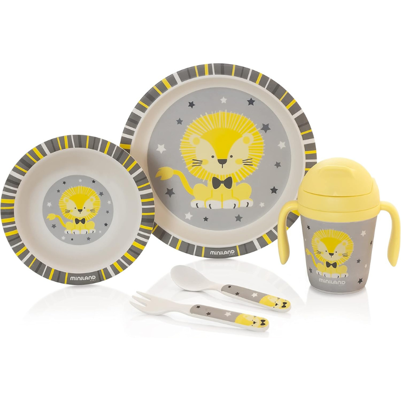 Miniland Coffret de Repas Lion +6M