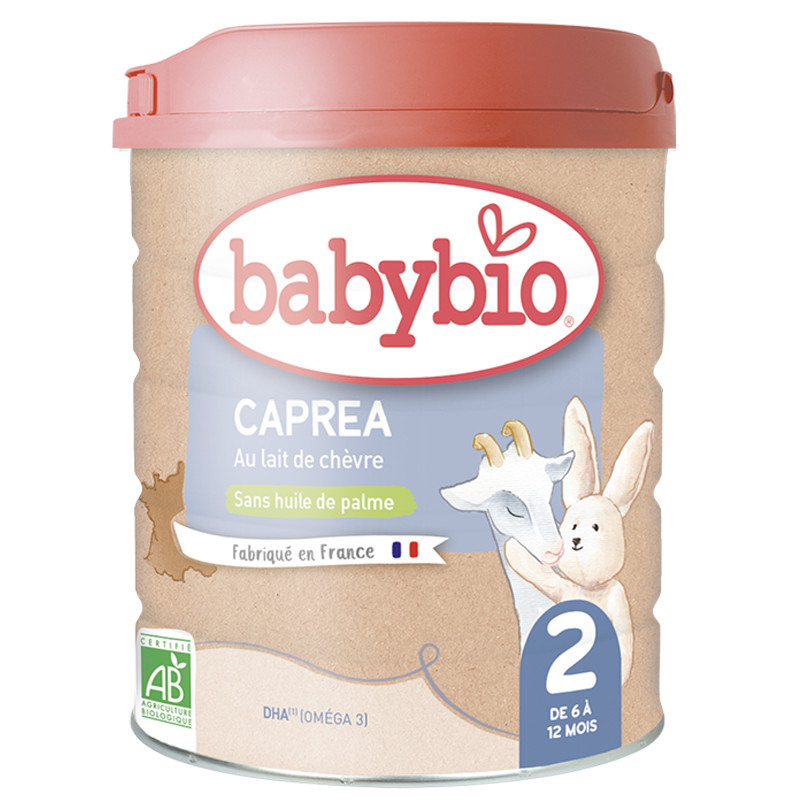 Babybio Lait en poudre 2er âge Caprea 2 au lait de chèvre 800g