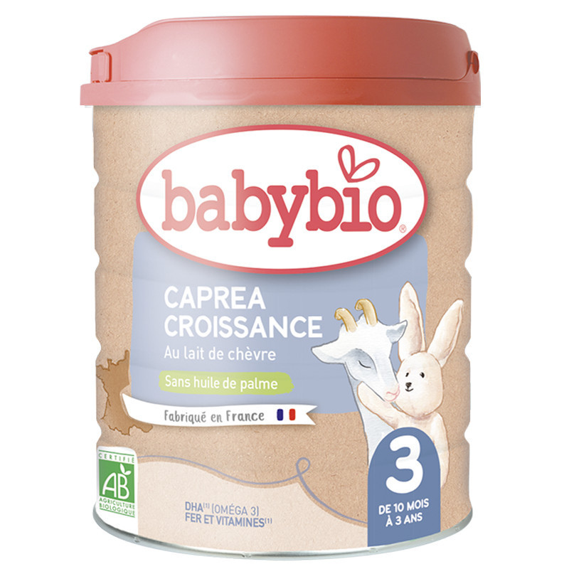 Babybio Lait en poudre 3ème âge au lait de chèvre bio Caprea 3 - 800g