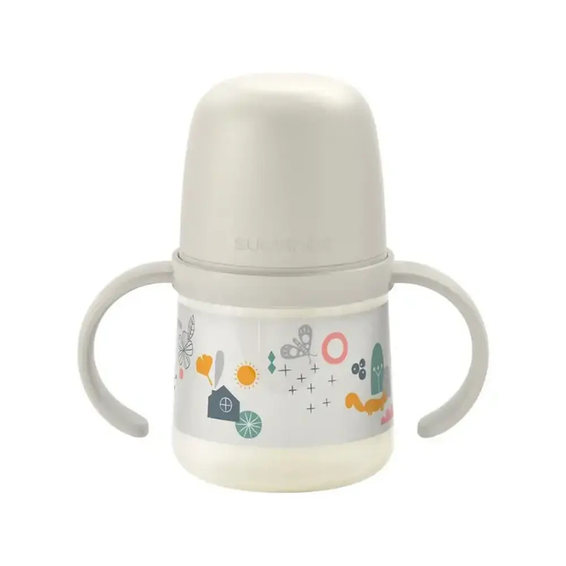 Suavinex Biberon Learning avec Poignées Walk 6M+ Gris - 150 ml