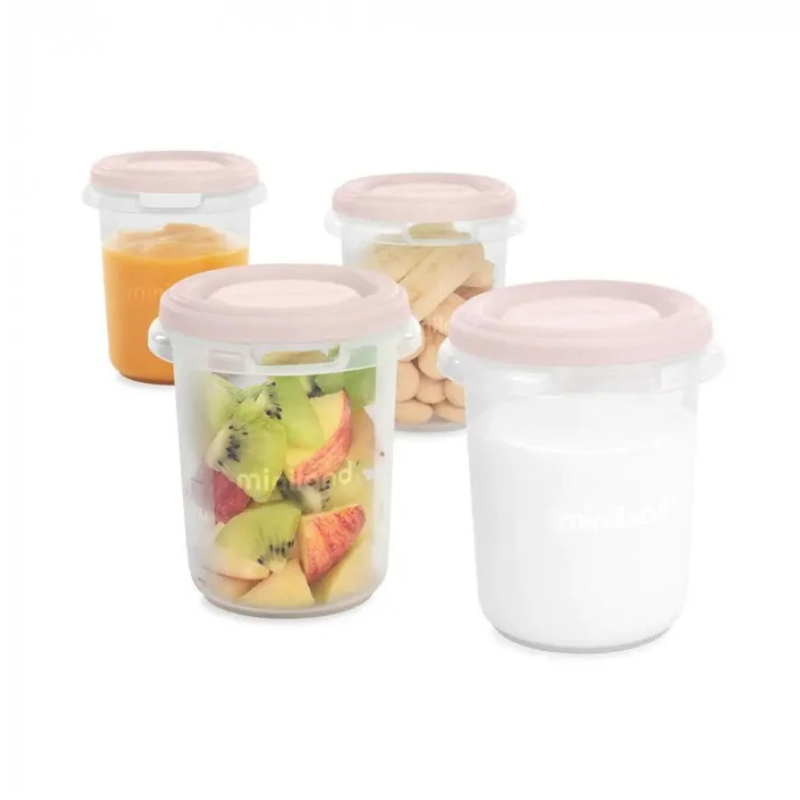 Miniland Set 4 pots de conservation Candy