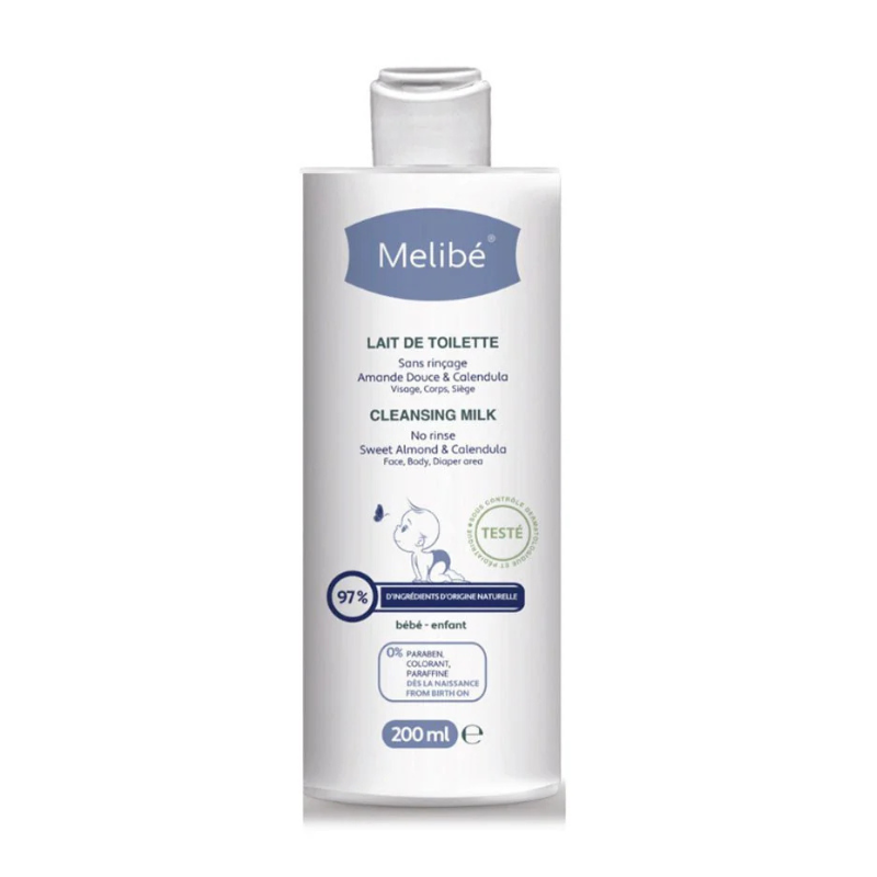 Melibé Bebe Lait de Toilette 200ml