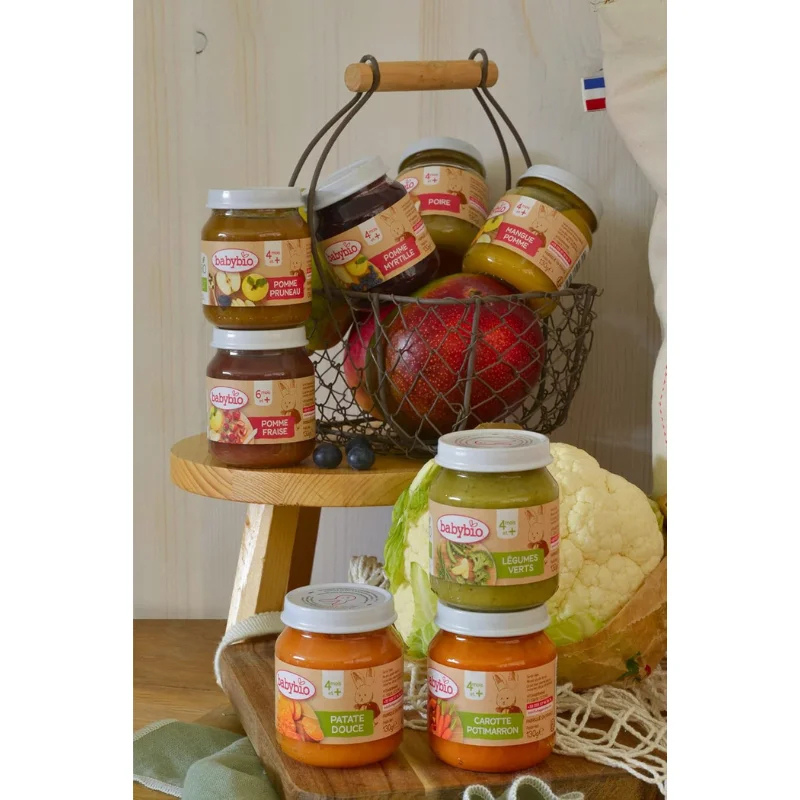 Babybio Petit pot légumes verts bio – 2x130g