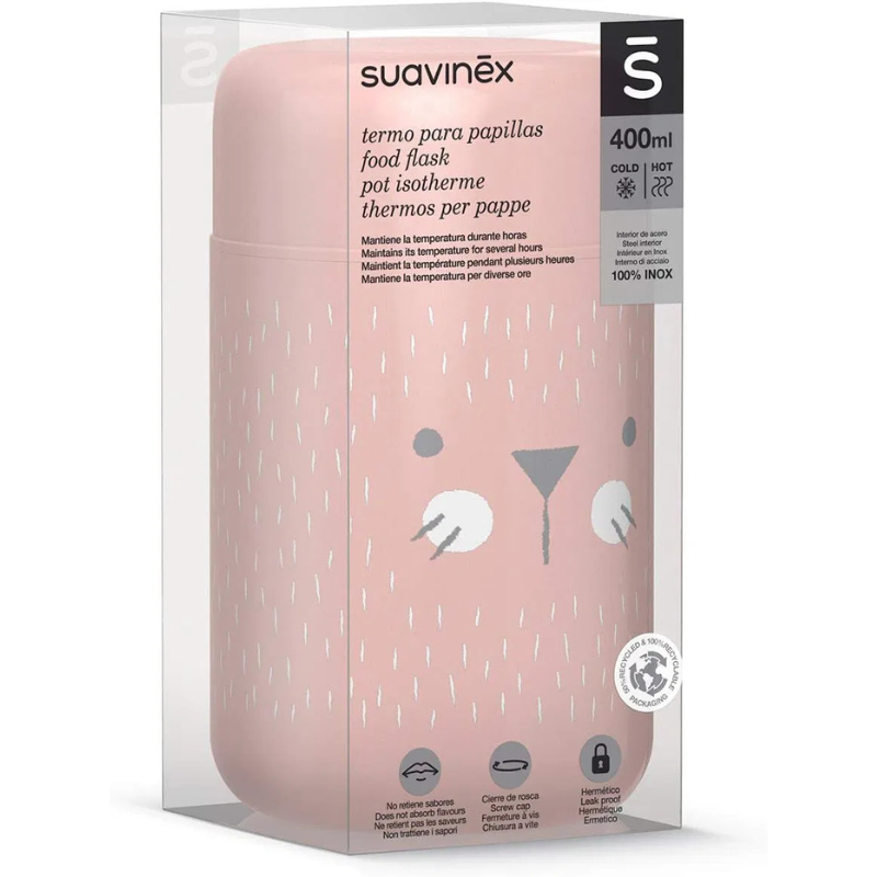 Suavinex Pot Isotherme Hygge Rose 400ml