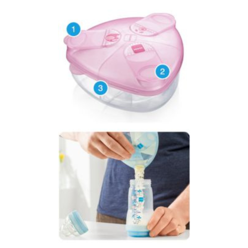 Boîte Doseuse de Lait 3 Compartiments MAM