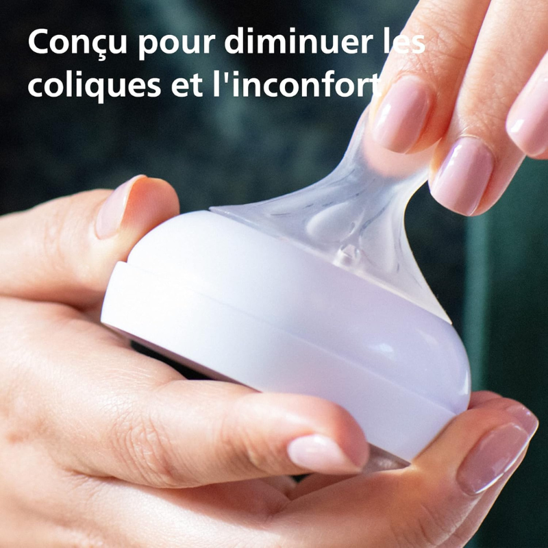Philips Avent Lot de 2 Tétines Natural Response 6M+ - Flux 5
