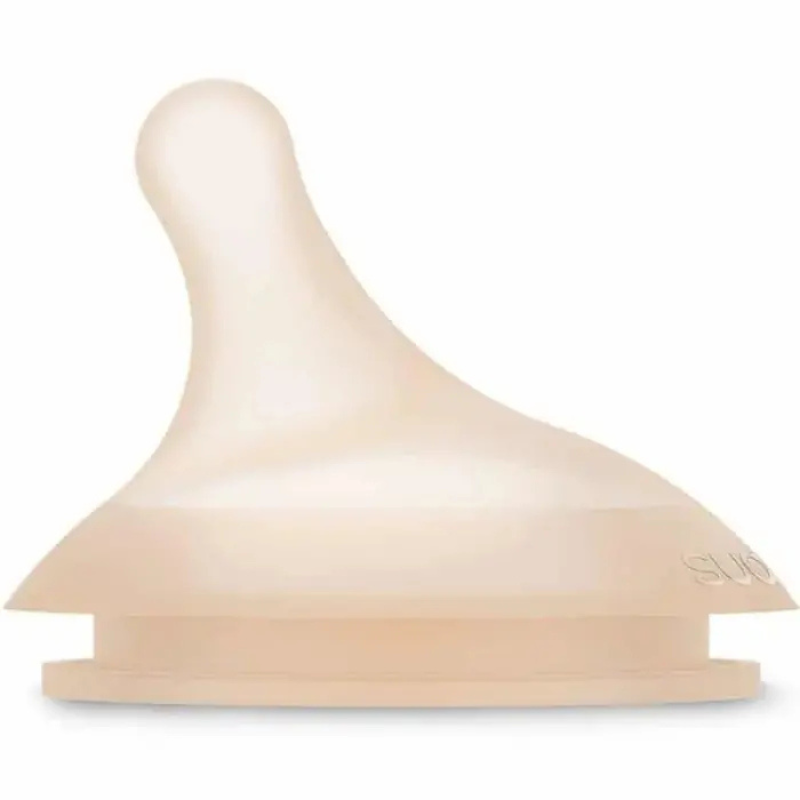 Suavinex Lot de 2 Tétines pour Biberon Zéro Zéro – Débit Lent 0m+