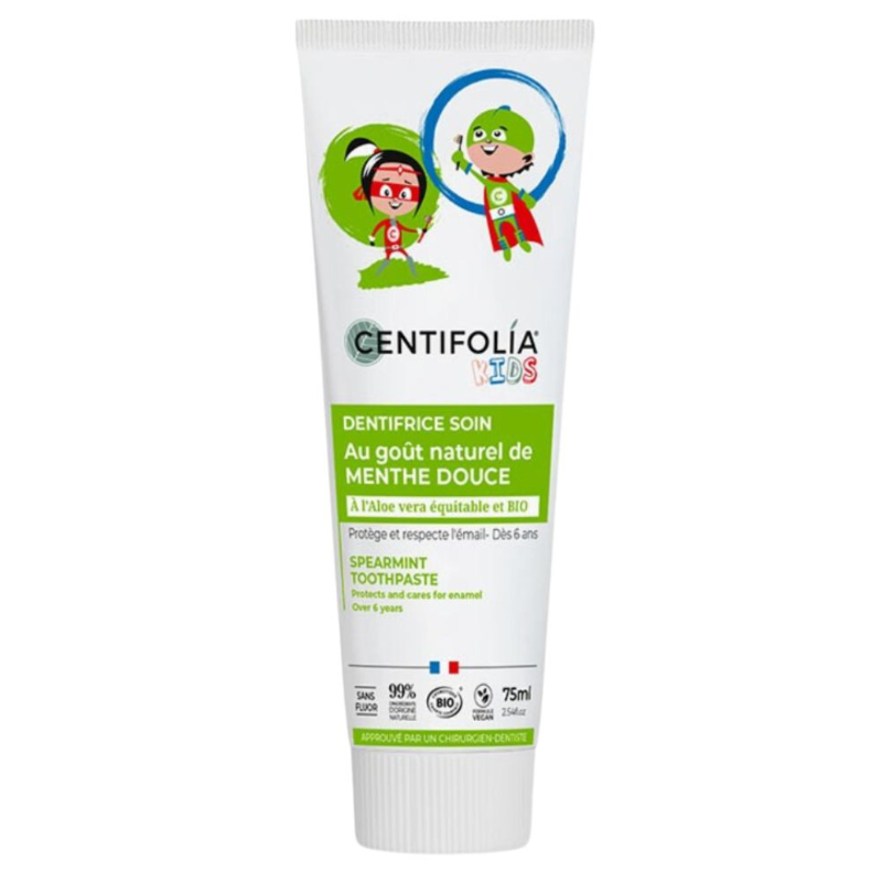 Centifolia Kids Dentifrice Soin Goût Menthe Douce Bio – 75ml