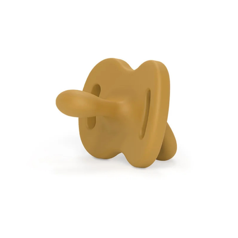 Sucette réversible en silicone Colour Essence Moutarde