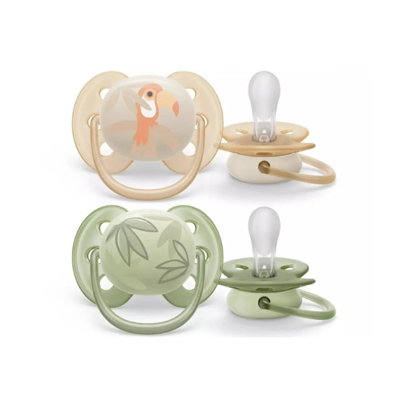 Philips Avent 2 Sucettes Ultra Soft 0-6 mois Garçon