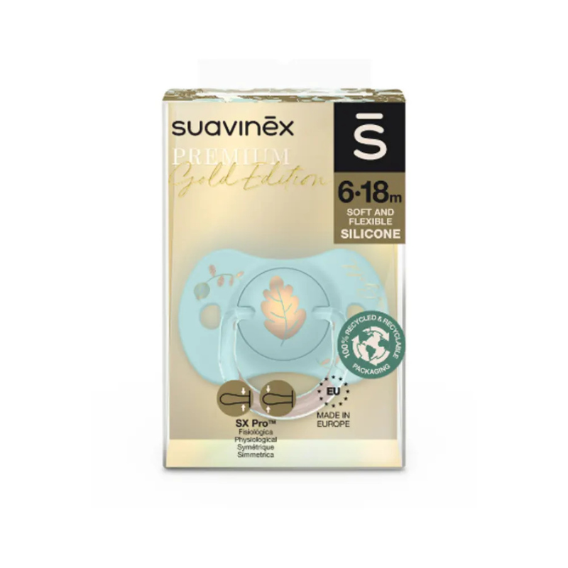 Suavinex Sucette Premium Silicone SX Pro Bleu - 6-18M