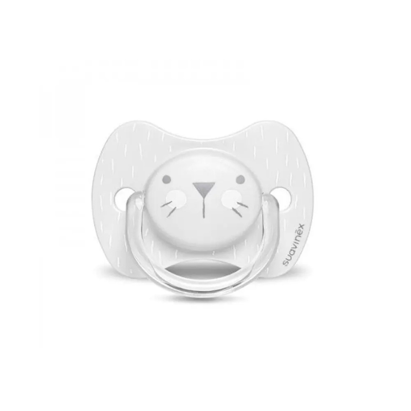 Suavinex Sucette Silicone - 0-6M - Gris