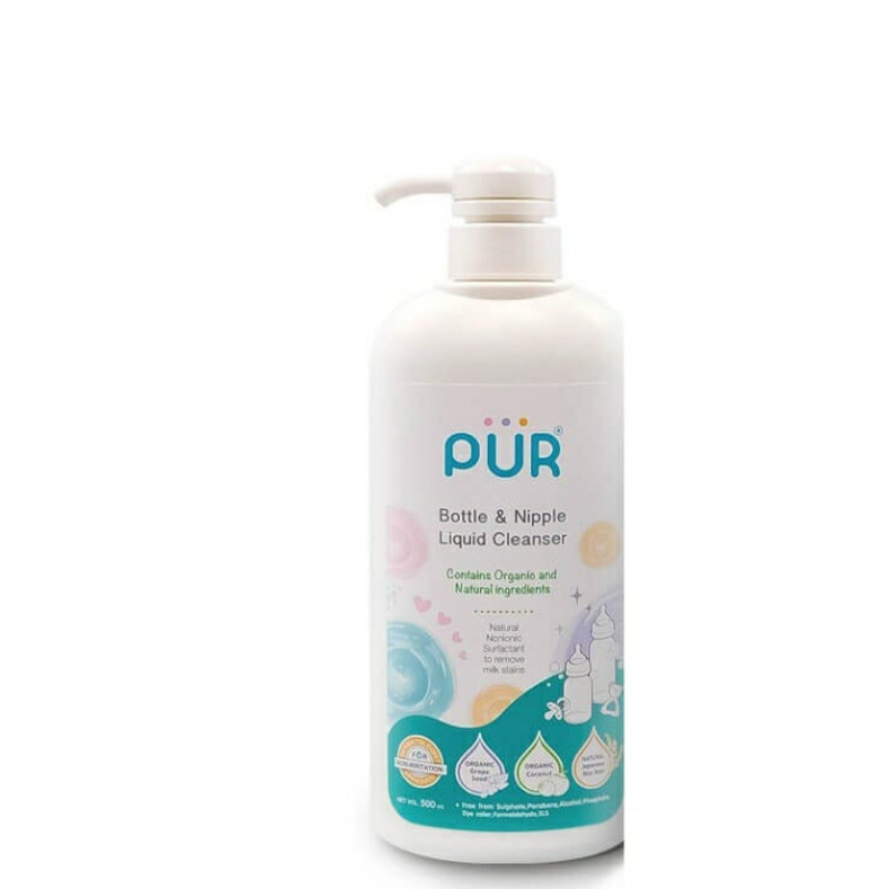 Pür Détergent vaisselle bébé - Liquide de nettoyage des biberons et tétines 500ml