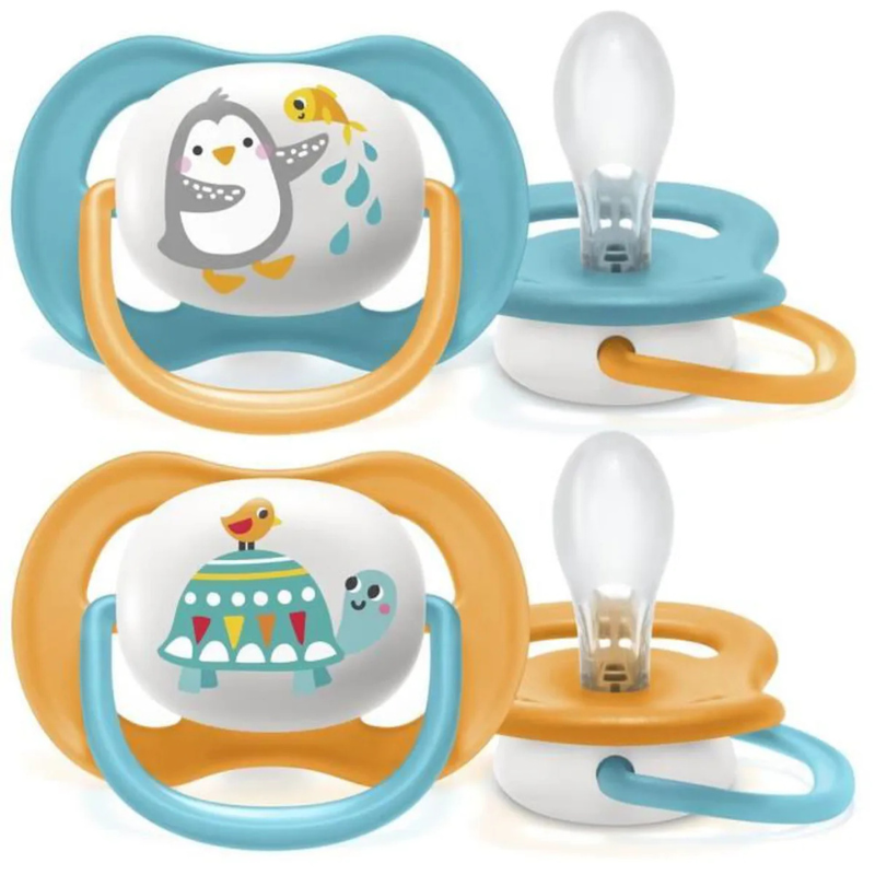 AVENT Sucettes 6-18 Mois Garçon (2 PIECES )