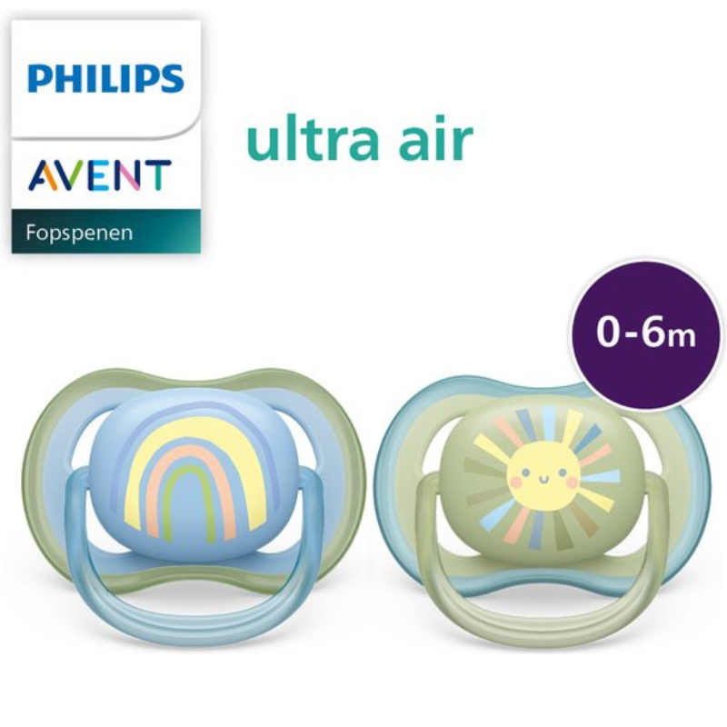 Philips Avent Sucette Ultra Air - 0 à 6 mois - Lot de 2