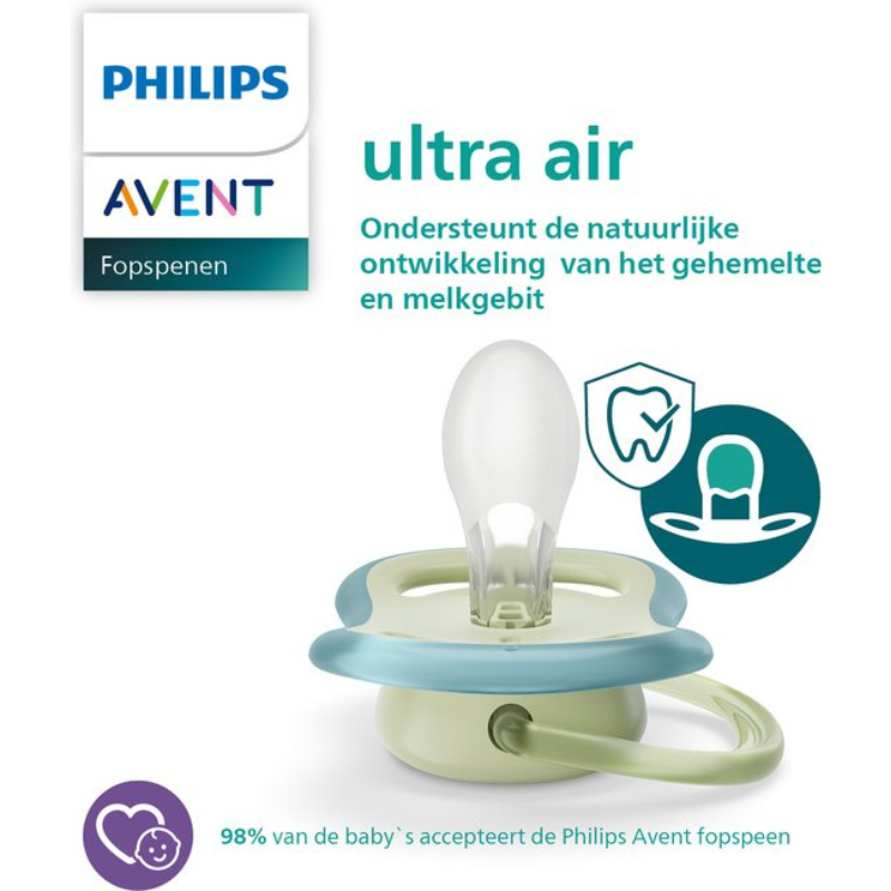 Philips Avent Sucette Ultra Air - 0 à 6 mois - Lot de 2
