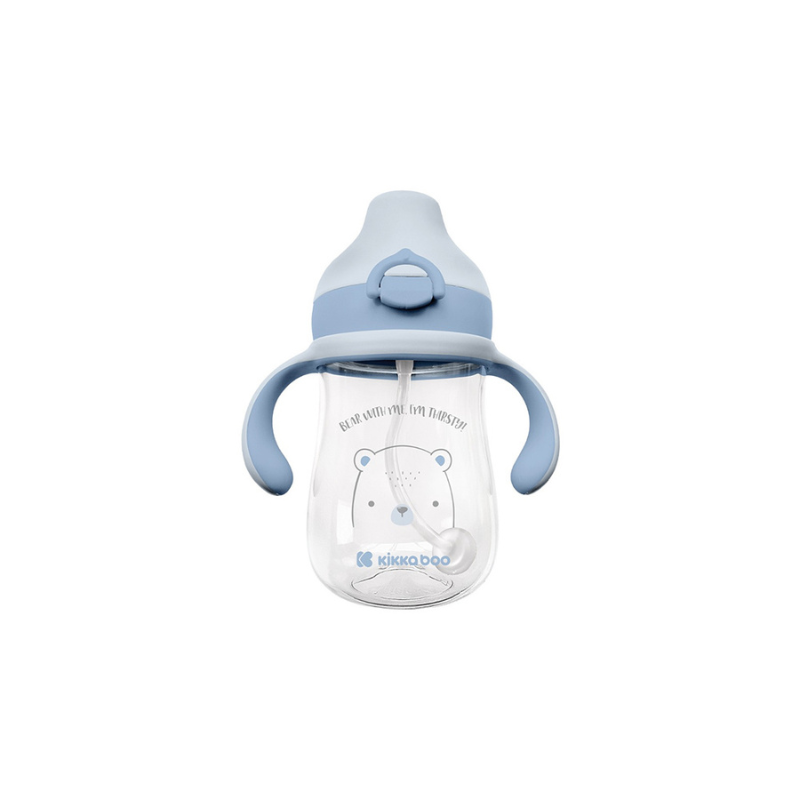 Tasse à bec verseur 300ml tritan bear with me bleu